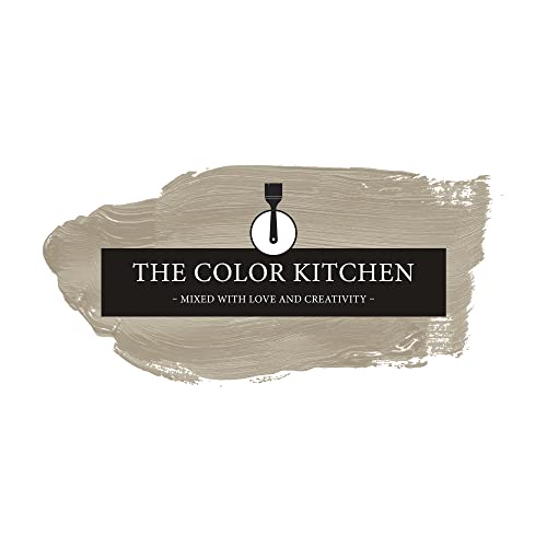 Livingwalls THE COLOR KITCHEN universelle Wandfarbe - Malerfarbe für Wohnräume und Arbeitszimmer - matte Innenfarbe in Taupe - 2,5l Deckfarbe in TCK1015 von Livingwalls
