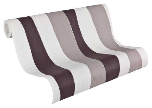 Livingwalls 912930 Daniel Hechter 2 Streifentapete, braun/creme/metallic Livingwalls 912930 Daniel Hechter 2 Streifentapete, braun/creme/metallic von A.S. Création