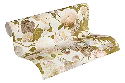 Livingwalls Vliestapete Paradise Garden Tapete mit Rosen floral 10,05 m x 0,53 m creme grün gelb Made in Germany 367172 36717-2 Livingwalls Vliestapete Paradise Garden Tapete mit Rosen floral 10,05 m x 0,53 m creme grün gelb Made in Germany 367172 36717-2 von A.S. Création