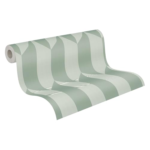 Livingwalls Vliestapete mit geometrischem Design in Grün, Metallic - moderne Grafiktapete 10,05 m x 0,53 m by COSMOPOLITAN - 790864 Livingwalls Vliestapete mit geometrischem Design in Grün, Metallic - moderne Grafiktapete 10,05 m x 0,53 m by COSMOPOLITAN - 790864 von Livingwalls