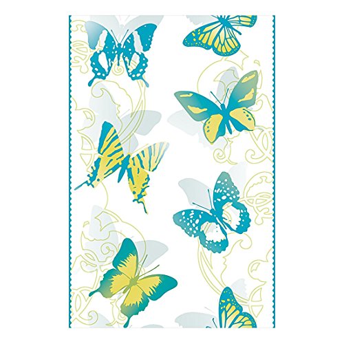 Livingwalls selbstklebendes Panel pop.up Panel 2,50 m x 0,35 m blau gelb weiss 942581 von A.S. Création