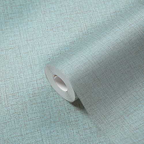 Livingwalls Tapete Vlies Struktur Textil blau braun Desert Lodge 38528-9 von Livingwalls