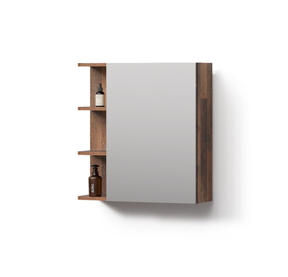 Livinity® Badezimmerspiegelschrank Fucino, Oldstyle, 62 x 64 cm von Livinity®