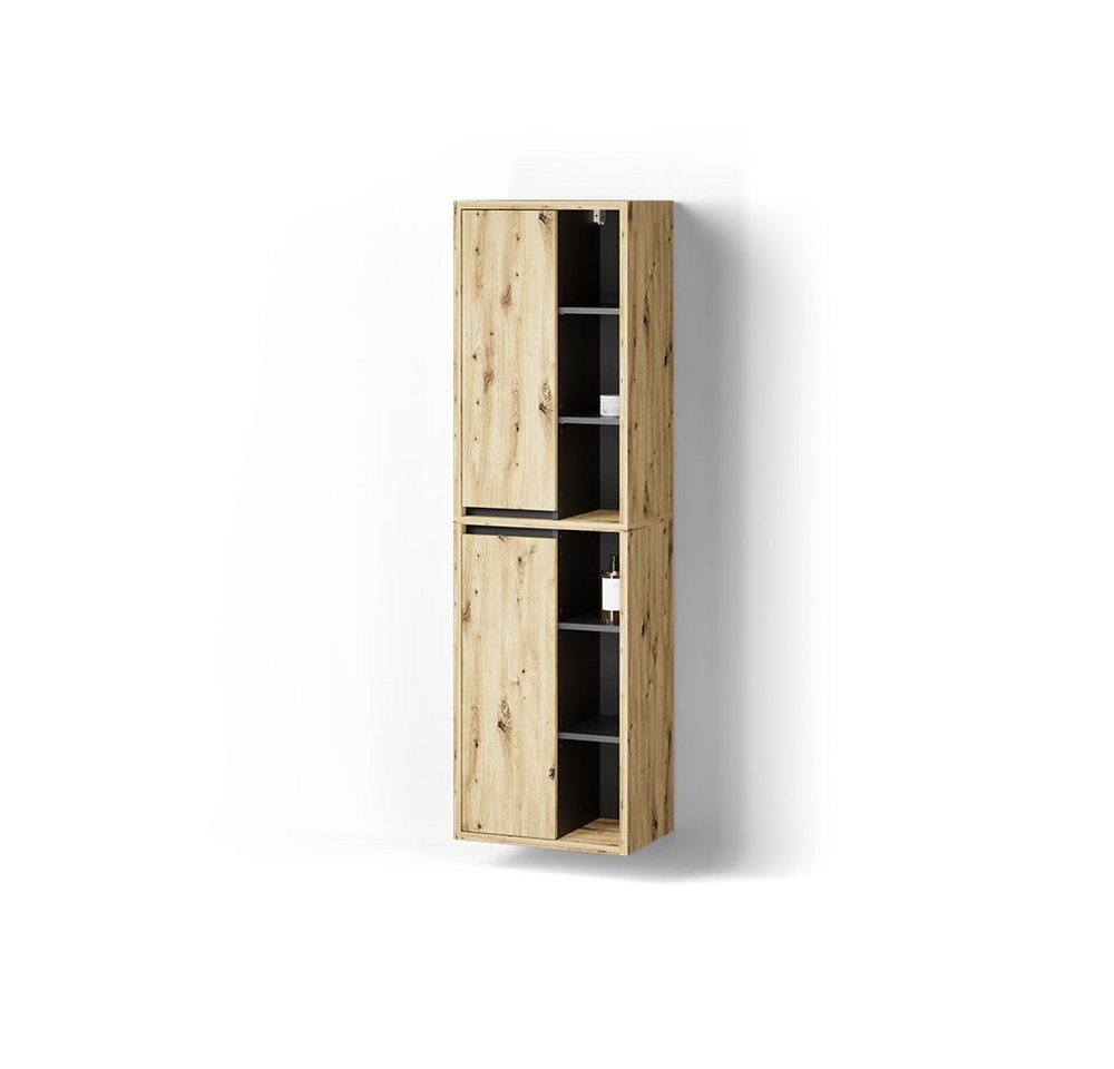 Livinity® Hochschrank Vomano, Artisan-Eiche/Anthrazit, 50 x 170 cm von Livinity®
