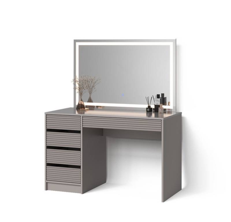 Livinity® Schminktisch Imola, Cashmere, 120 cm mit LED Beleuchtung von Livinity®