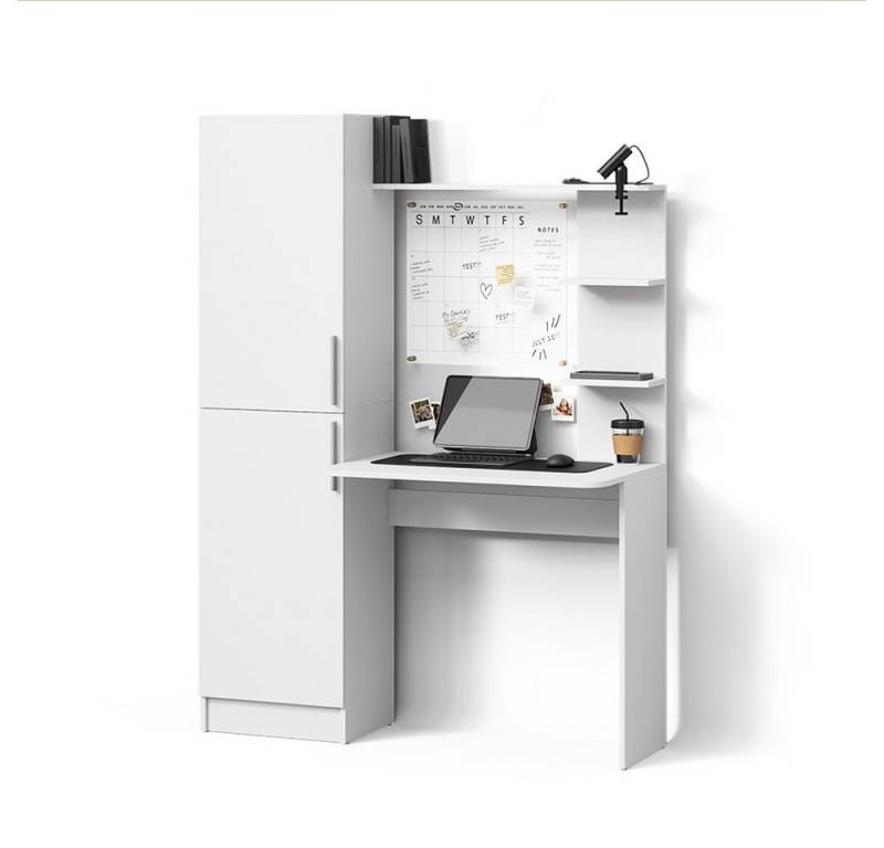 Livinity® Schreibtisch Rina, Weiß, 122.9 x 168 cm von Livinity®