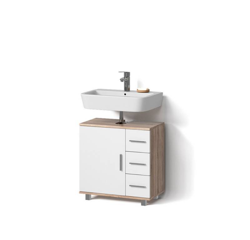 Livinity® Waschbeckenunterschrank Eisak, Sonoma, 60 x 60 cm von Livinity®