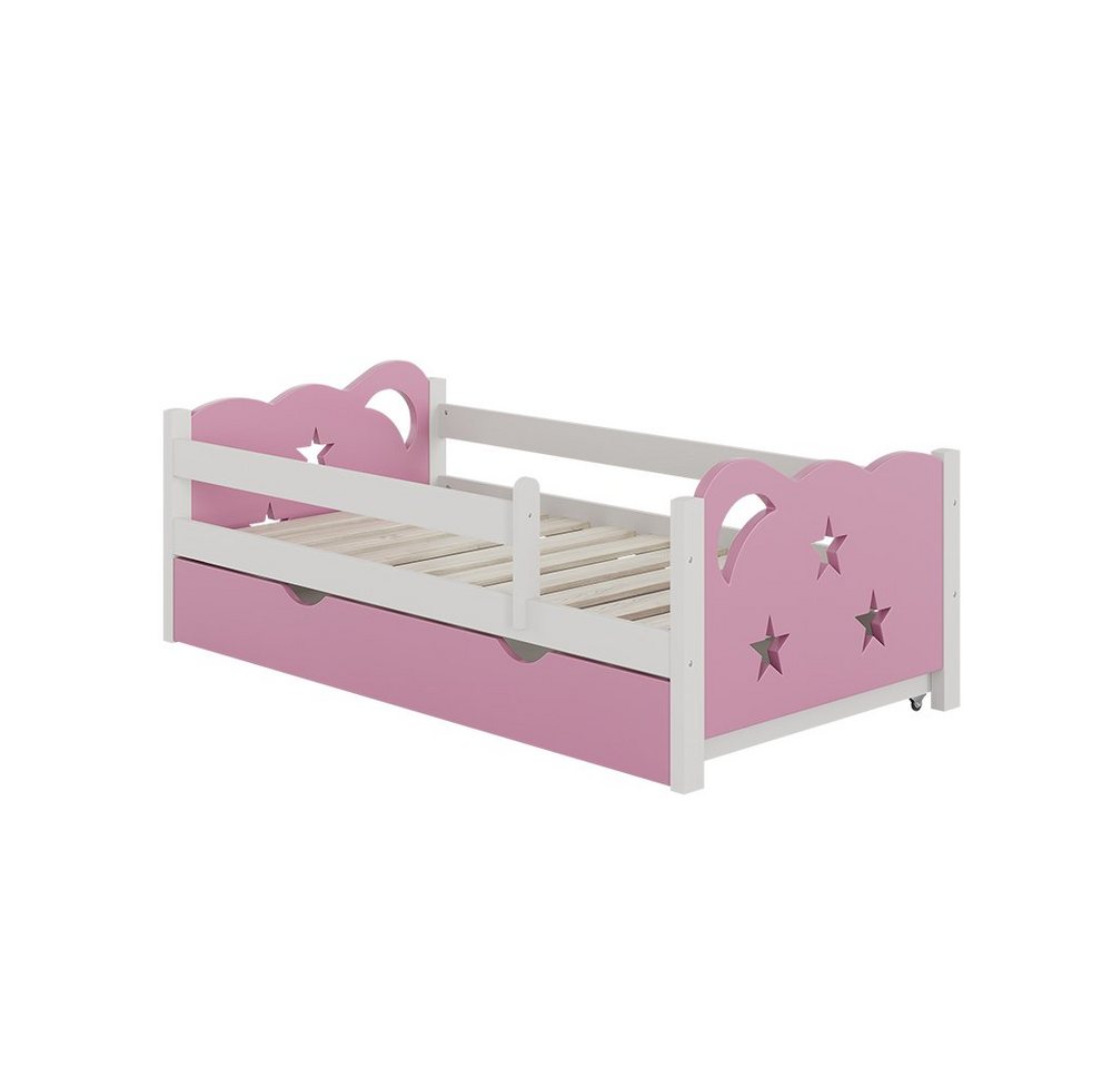 Livinity® Kinderbett Kinderbett Jessica 140cm Pink von Livinity®