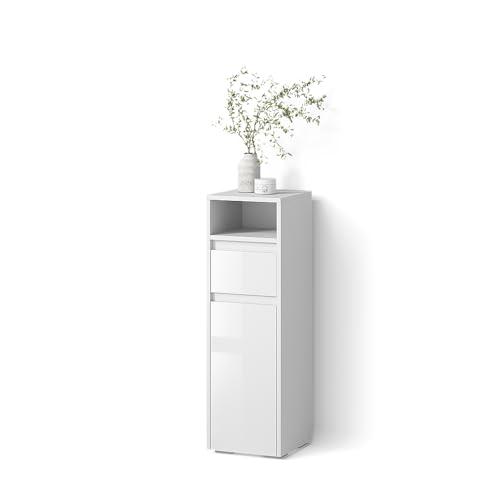 Livinity Midischrank Savuto, Weiß, 30.2 x 96.3 cm von Livinity