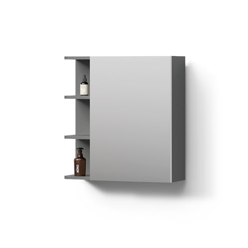 Livinity Spiegelschrank Fucino, Anthrazit, 62 x 64 cm Livinity Spiegelschrank Fucino, Anthrazit, 62 x 64 cm von Livinity
