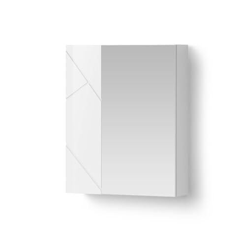 Livinity Spiegelschrank Ronco, Anthrazit Hochglanz/Anthrazit, 60 x 75 cm Livinity Spiegelschrank Ronco, Anthrazit Hochglanz/Anthrazit, 60 x 75 cm von Livinity