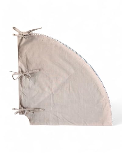 LIVLIG zweiseitiger Tannenbaum Rock ø120cm, Weihnachtsdecke Tannenbaum aus hochweritger Baumwolle, Decke unter Christbaum, Runder Teppich Weihnachten, Tannenbaumdecke in Beige & Braun LIVLIG zweiseitiger Tannenbaum Rock ø120cm, Weihnachtsdecke Tannenbaum aus hochweritger Baumwolle, Decke unter Christbaum, Runder Teppich Weihnachten, Tannenbaumdecke in Beige & Braun von Livlig53