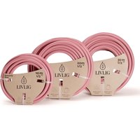 Livlig Gartenschlauch 1/2 Zoll, 10M, 20M Und 30M, Made in Germany, Wasserschlauch 10M Aus Recyceltem Pvc, Formstabil, Farbe Rosa Livlig Gartenschlauch 1/2 Zoll, 10M, 20M Und 30M, Made in Germany, Wasserschlauch 10M Aus Recyceltem Pvc, Formstabil, Farbe Rosa von LivligGarden