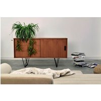 Mid-Century Sideboard, Kommode, Anrichte Aus Eichen-Vaneer - Farbe Teak Livlo T-S11 von LivloDesign