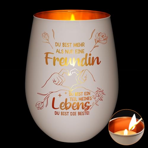 Livole Windlicht mit Gravur Geschenke für Beste Freundin, Graviertes Windlicht aus Glas Teelichthalter Freundschaft für Freundinnen BFF, Windlicht mit Spruch Freundschaftsgeschenke für Freund Livole Windlicht mit Gravur Geschenke für Beste Freundin, Graviertes Windlicht aus Glas Teelichthalter Freundschaft für Freundinnen BFF, Windlicht mit Spruch Freundschaftsgeschenke für Freund von Livole