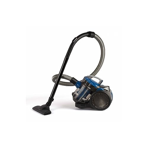 Blauer beutelloser Staubsauger mit 80 dB - doh105b von Livoo feel good moments