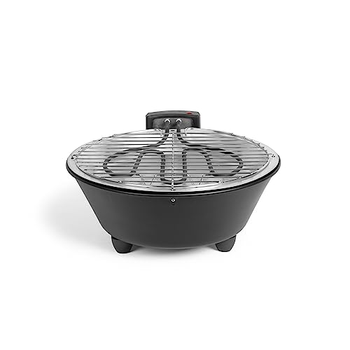 Freistehender elektrogrill 30 cm 1250 w schwarz - doc267 von Livoo feel good moments