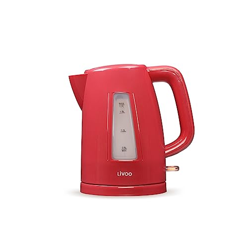 Livoo Wasserkocher 1,7 l DOD184N – 1850-2200 W – abnehmbarer Kalkfilter, 360°-Sockel, automatische Abschaltung von Livoo feel good moments