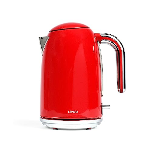 Wasserkocher 1.7l 2200w rot - dod180r von Livoo feel good moments