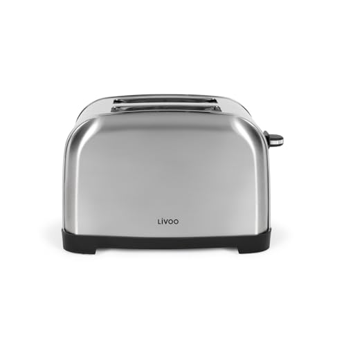 Livoo - DOD196 Toaster mit 2 Schlitzen - 3 cm breiter Schlitz, 750-850 W, 3 Funktionen, regelbares Thermostat (7 Stufen) von Livoo feel good moments