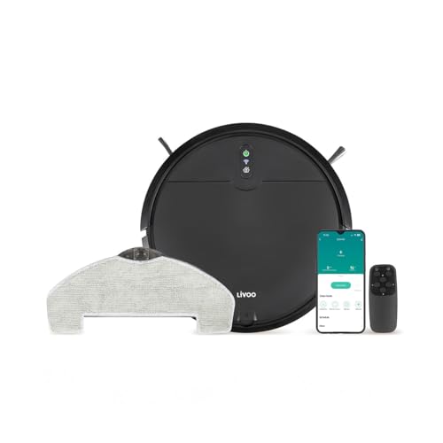 Livoo DOH145 WASH'UP Staubsaugerroboter, Kunststoff Livoo DOH145 WASH'UP Staubsaugerroboter, Kunststoff von Livoo feel good moments