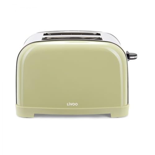 Toaster mit 2 Schlitzen, 850 W, Grau - DOD196M von Livoo feel good moments