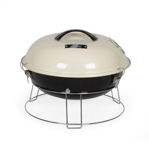 Holzkohlegrill 38cm beige - DOC301 Holzkohlegrill 38cm beige - DOC301 von Livoo feel good moments