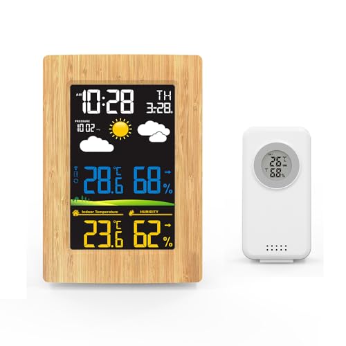 Livoo - Wetterstation in Holzoptik SL264 - Innen/Außen Livoo - Wetterstation in Holzoptik SL264 - Innen/Außen von Livoo feel good moments