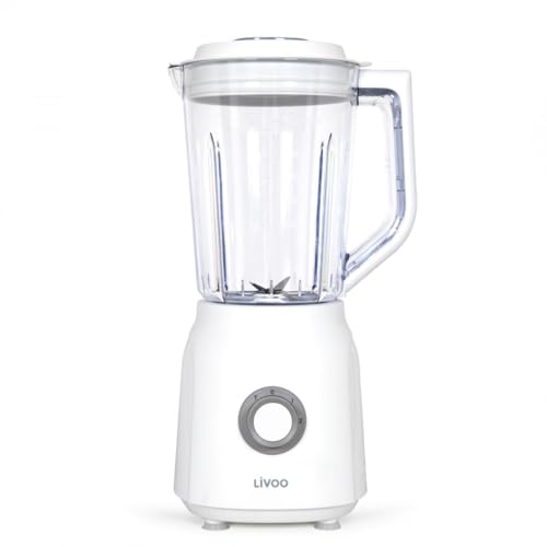 Mixer 1,5 l, 600 W, weißer Edelstahl - DOP242W von Livoo feel good moments