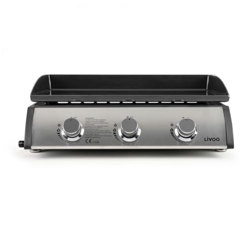 plancha gas 7,5kw emaillierte stahlplatte 61x38cm - doc277 von Livoo feel good moments