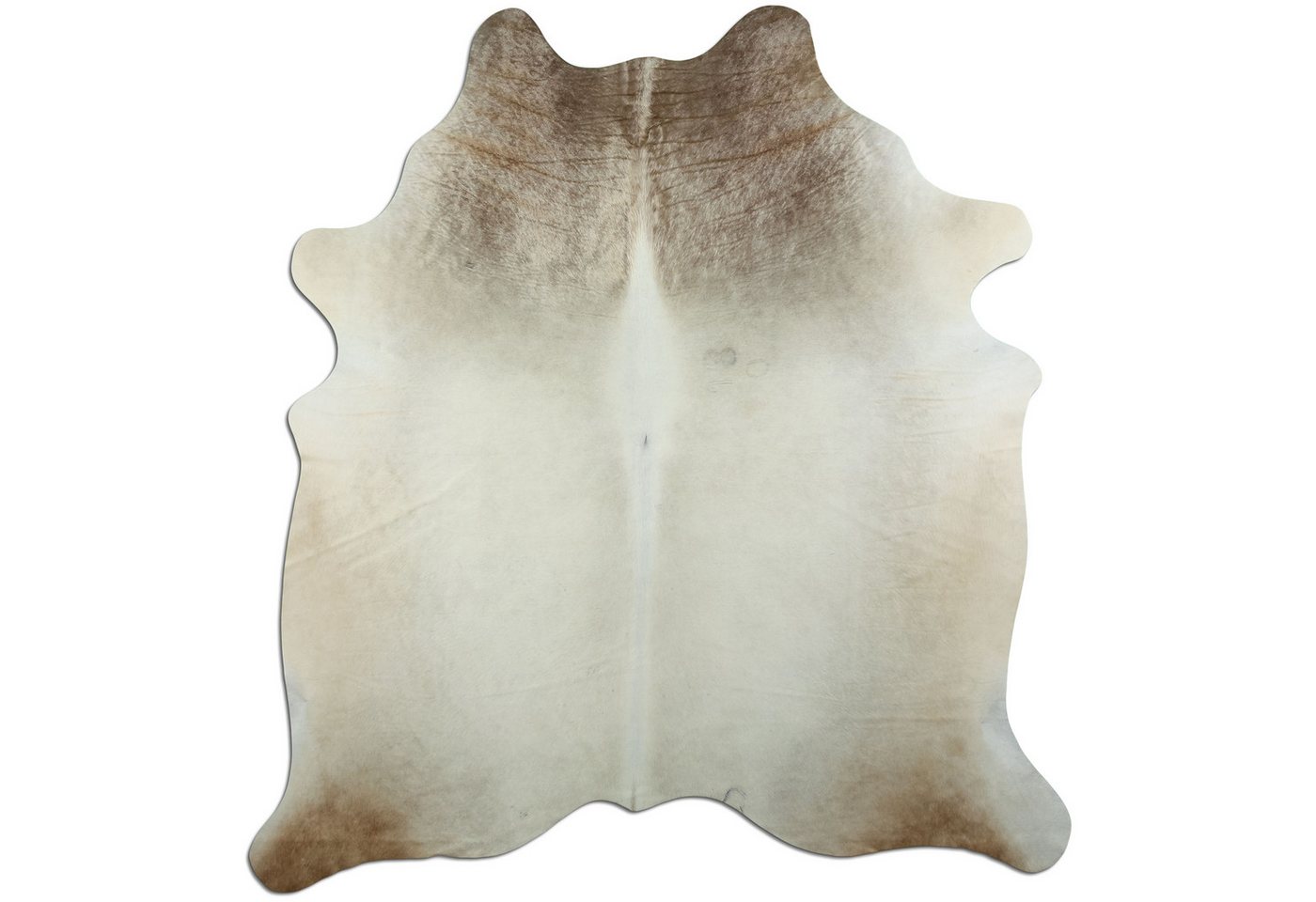 Livorio Fellteppich L210 x B195 cm - beige braun, Kuhfell, Premium Kuhfell Teppich, Rinderfell, Echtfell, light champagne Livorio Fellteppich L210 x B195 cm - beige braun, Kuhfell, Premium Kuhfell Teppich, Rinderfell, Echtfell, light champagne von Livorio
