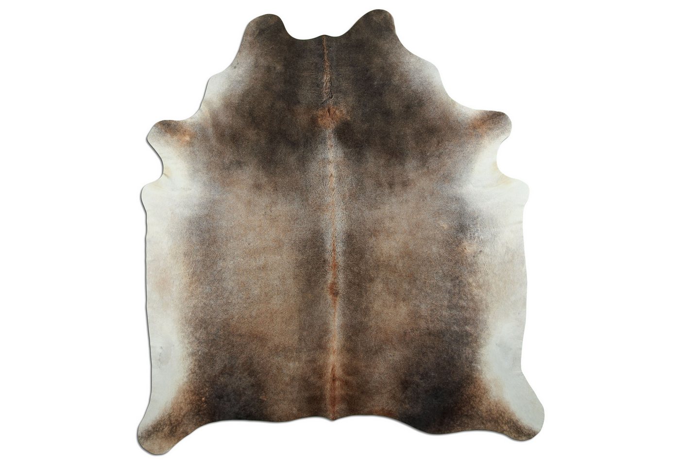 Livorio Fellteppich L225 x B200 cm - grau braun weiß, Kuhfell, Premium Kuhfell Teppich, Rinderfell, Echtfell, tan grey Livorio Fellteppich L225 x B200 cm - grau braun weiß, Kuhfell, Premium Kuhfell Teppich, Rinderfell, Echtfell, tan grey von Livorio