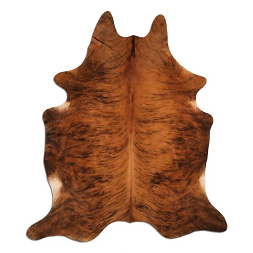 Livorio Premium Kuhfell Teppich - medium Brindle - einmaliges Naturprodukt aus Südamerika | Rinderfell | Echtfell Livorio Premium Kuhfell Teppich - medium Brindle - einmaliges Naturprodukt aus Südamerika | Rinderfell | Echtfell von Livorio