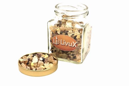 LivuX 50g Basilica im Glas – Edle Weihrauchmischung – Für Rituale, Gebet & feierliche Räucherungen 1327 von LivuX