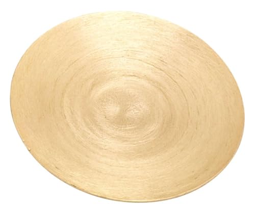 LivuX Kerzenteller aus Aluminium in Matter Goldoptik – Ø 12,5 cm – Runder, gewölbter Untersetzer für Kerzen bis 8 cm – Dekorativer Schutz für Möbel & Flächen 1212 LivuX Kerzenteller aus Aluminium in Matter Goldoptik – Ø 12,5 cm – Runder, gewölbter Untersetzer für Kerzen bis 8 cm – Dekorativer Schutz für Möbel & Flächen 1212 von LivuX