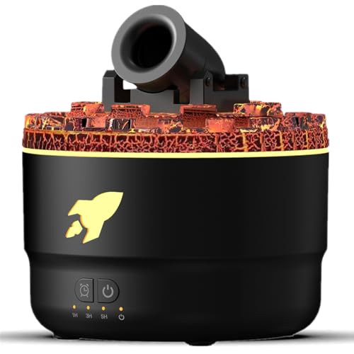 Luftbefeuchter, Cannon Diffusor mit Rauchring Ätherisches Öl Diffusor Schreibtisch Luftbefeuchter, USB Aroma Diffuser mit 7 Farben Lichter und Timer Waterless Auto- Off Luftbefeuchter, Cannon Diffusor mit Rauchring Ätherisches Öl Diffusor Schreibtisch Luftbefeuchter, USB Aroma Diffuser mit 7 Farben Lichter und Timer Waterless Auto- Off von Liwankaqi