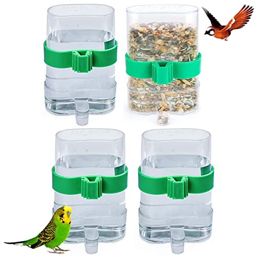 4 Stück Vogel Wasserspender,Liwein Automatischer Vögel Futterspender Birds Wasserspender Kunststoff Birds Futterspender Vögel Trinkflaschen Futternapf für Bird Parrot Pigeon Vogel Wasserspender 4 Stück Vogel Wasserspender,Liwein Automatischer Vögel Futterspender Birds Wasserspender Kunststoff Birds Futterspender Vögel Trinkflaschen Futternapf für Bird Parrot Pigeon Vogel Wasserspender von Liwein