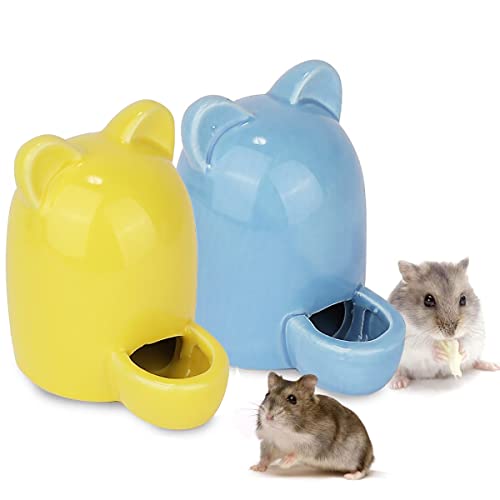 Liwein Hamster Trinkflasche, 2stk Hamster Wasserflasche Meerschweinchen Trinknapf Feeder Flasche Stille Automatisch Kleines Tier Wasserspender für Vogel Igel Kleines Tier von Liwein