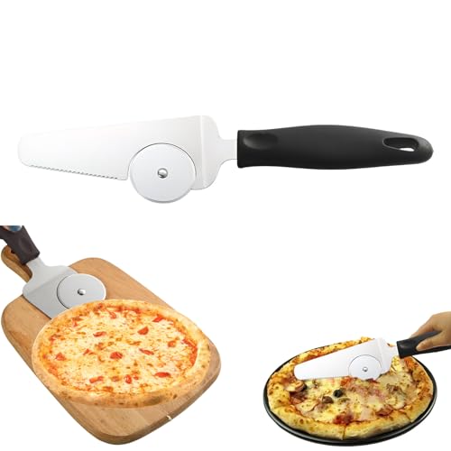 Liwein Pizzaschneider, Premium Pizza Schneider, Schützender Klingenschutz mit Rutschfestem Griff, Pizzaroller Spülmaschinenfest, Leicht zu Reinigen und Rostfrei, Pizzaschneider und Pizzaroller 2 in 1 Liwein Pizzaschneider, Premium Pizza Schneider, Schützender Klingenschutz mit Rutschfestem Griff, Pizzaroller Spülmaschinenfest, Leicht zu Reinigen und Rostfrei, Pizzaschneider und Pizzaroller 2 in 1 von Liwein