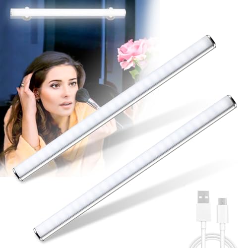 Lixada 2 Stück LED Schminklicht, Tragbare Schminkleuchte Dimmbar Schminklampe Spiegellampe Schminktisch Spiegelleuchte Spiegellicht Lampe Tageslicht Lixada 2 Stück LED Schminklicht, Tragbare Schminkleuchte Dimmbar Schminklampe Spiegellampe Schminktisch Spiegelleuchte Spiegellicht Lampe Tageslicht von Lixada