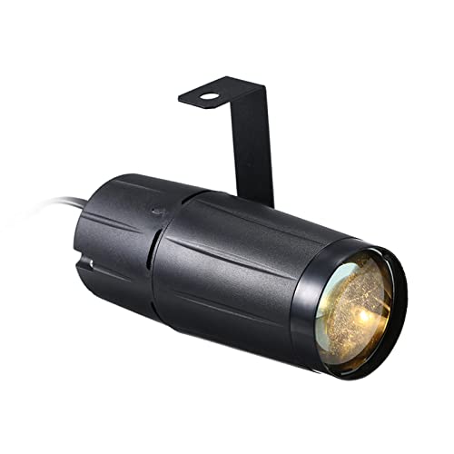 Lixada Pinspot LED DJ Effekt Licht, Party Club Bar Bühne Lampe, AC90-240V 10 Watt LED Mini Strahl Spot Bühnenlicht Leuchte für Disco KTV Bar Club Party Entertainment DJ,Warmweiß von Lixada