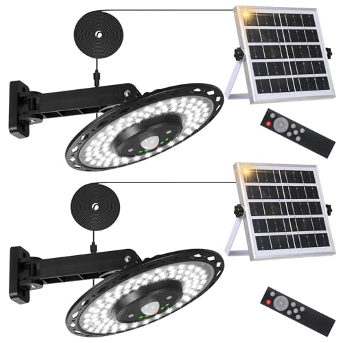 Lixada Solarlampen für Außen, 2 Stück Solar Hängelampe 180LED 4400mAh Battery mit 5M Kabel,IP65 Wasserdicht,Bewegungsmelder,5 Modi,für Innen Außen Garten Camping Hühnerstall Gewächshaus Lixada Solarlampen für Außen, 2 Stück Solar Hängelampe 180LED 4400mAh Battery mit 5M Kabel,IP65 Wasserdicht,Bewegungsmelder,5 Modi,für Innen Außen Garten Camping Hühnerstall Gewächshaus von Lixada