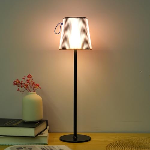 Lixada Tischlampe Kabellos Dimmbare, Moderne Schreibtischlampe mit Touch Steuerung, Dimmbares Nachtlicht, RGB Farbwechsel Atmosphärenlichter für Wohnzimmer, Schlafzimmer, Arbeitszimmer, Büro(Schwarz) Lixada Tischlampe Kabellos Dimmbare, Moderne Schreibtischlampe mit Touch Steuerung, Dimmbares Nachtlicht, RGB Farbwechsel Atmosphärenlichter für Wohnzimmer, Schlafzimmer, Arbeitszimmer, Büro(Schwarz) von Lixada