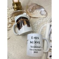 Personalisierte Panorama Tasse Umrah Geschenk | Mubarak Hajj Hac Umre Hediyesi -Ümre Bardak von LiyaTasarimAtelier