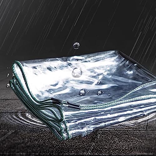 Klare Plane 1,5 x 2 m, 2 x 2 m, 3 x 4 m, 5 x 6 m, wasserdicht, PVC, verdickte Plane, strapazierfähige, transparente Plane, Regenvorhang für den Außenbereich, Fenster, Balkon, regensichere Windschutzsc Klare Plane 1,5 x 2 m, 2 x 2 m, 3 x 4 m, 5 x 6 m, wasserdicht, PVC, verdickte Plane, strapazierfähige, transparente Plane, Regenvorhang für den Außenbereich, Fenster, Balkon, regensichere Windschutzsc von Liyadolaam