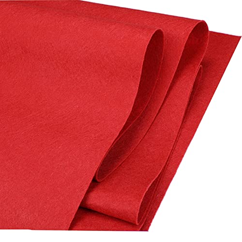 Liyadolaam Roter Teppich Läufer Runway Teppich, verschleißfeste 2 mm Polyester Hochzeit Gang Läufer Matte, 10 m 20 m Event Zeremonie Gehweg Teppich Rutschfester Empfang Gang Teppiche (Size : 1x15m) von Liyadolaam