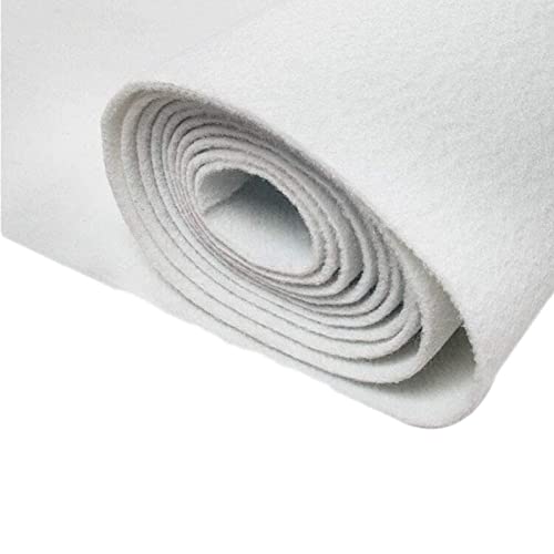 Weißer Teppichläufer 2 mm Polyester Hochzeitsgangläufer, rutschfeste Brautlaufstege Laufstegteppiche 10M 20M 30M Eventteppiche Empfangsteppich für Hochzeit Weihnachten Abschlussball Kirche im Freien ( von Liyadolaam