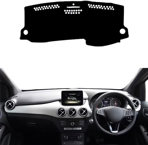 LiyanWu Auto Armaturenbrett Schattierung Matte, Für Benz B-Class W246 2012-2018 Armaturenbrett-Abdeckung Sonnenschutz Pad Instrument Panel Teppiche LiyanWu Auto Armaturenbrett Schattierung Matte, Für Benz B-Class W246 2012-2018 Armaturenbrett-Abdeckung Sonnenschutz Pad Instrument Panel Teppiche von LiyanWu