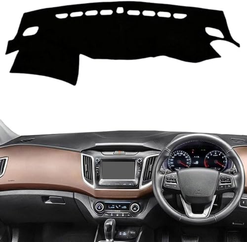 LiyanWu Auto Armaturenbrett Schattierung Matte, Für Hyundai Ix25 2014-2020 Armaturenbrett-Abdeckung Sonnenschutz Pad Instrument Panel Teppiche von LiyanWu