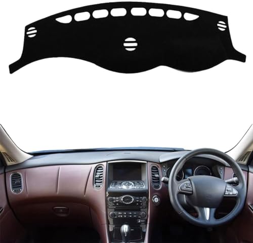 LiyanWu Auto Armaturenbrett Schattierung Matte, Für Infiniti EX EX25 2007-2017 Armaturenbrett-Abdeckung Sonnenschutz Pad Instrument Panel Teppiche LiyanWu Auto Armaturenbrett Schattierung Matte, Für Infiniti EX EX25 2007-2017 Armaturenbrett-Abdeckung Sonnenschutz Pad Instrument Panel Teppiche von LiyanWu